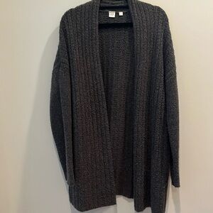 GAP - fleece like cardigan.   Size large